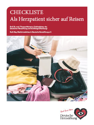 Titelbild Checkliste: Als Herzpatient sicher auf Reisen