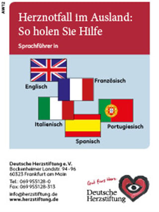 Titelbild Herznotfall im Ausland (Sprachführer-West)