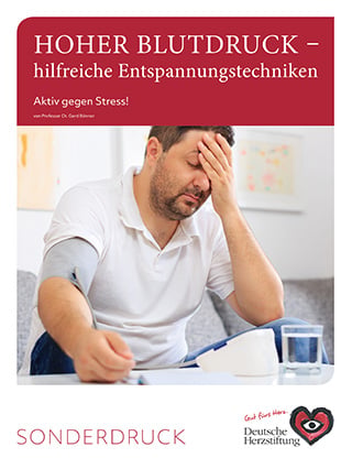 Titelbild Hoher Blutdruck - hilfreiche Entspannungstechniken