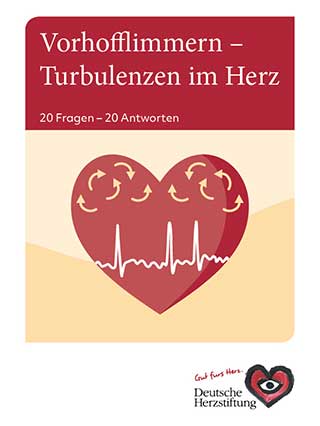 Titelbild Vorhofflimmern - Turbulenzen im Herz