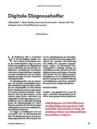 Titelbild des Artikels: Digitale Diagnosehelfer