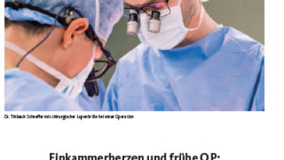 Titelbild des Artikels zum Thema Lebensqualität mit einem Einkammerherzen