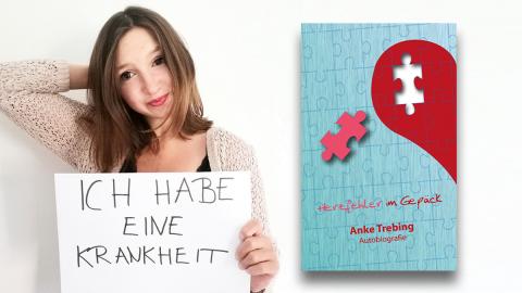 Bild von Anke Trebing und Buchcover