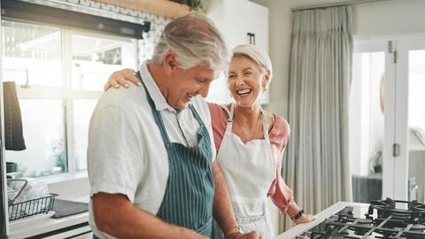 Ehepaar kocht sich ein gesundes Essen