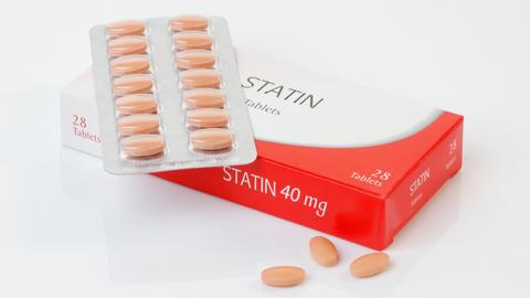 Bild von einer Statine-Medikamentenpackung