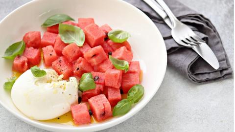 Rezept Wassermelone mit Mozzarella