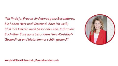 Statement von Katrin Müller-Hohenstein zum Aktionstag "Frauenherzen"