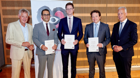 Foto der 3 Preisträger 